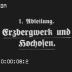 Die Großeisenindustrie – 1. Teil
