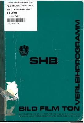 SHB Bild Film Ton Verleihprogramm 1971