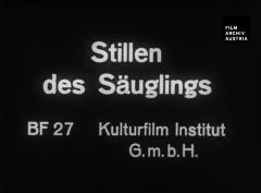 Stillen eines Säuglings