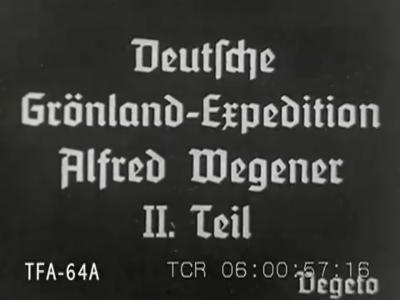 Deutsche Grönland-Expedition Alfred Wegener – II. Teil