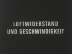 Luftwiderstand und Geschwindigkeit