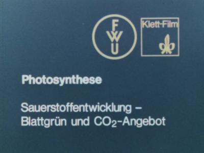 Photosynthese. Sauerstoffentwicklung – Blattgrün und CO2-Angebot