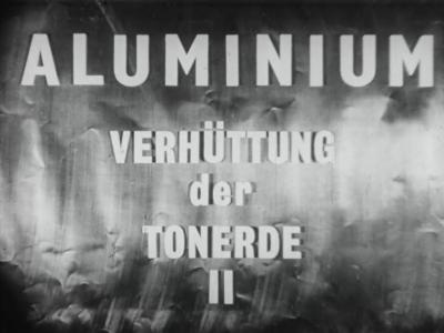 Aluminium. Verhüttung der Tonerde II