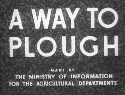 A Way to Plough
