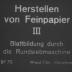 Herstellen von Feinpapier III. Blattbildung durch die Rundsiebmaschine