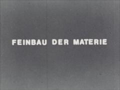 Feinbau der Materie