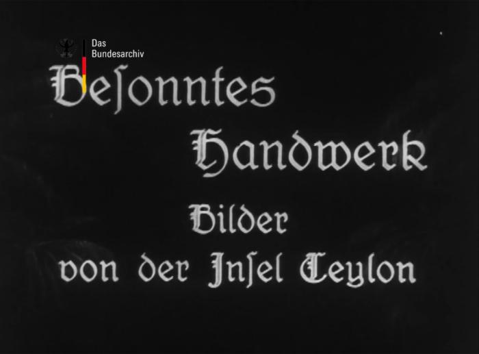 Besonntes Handwerk – Bilder von der Insel Ceylon