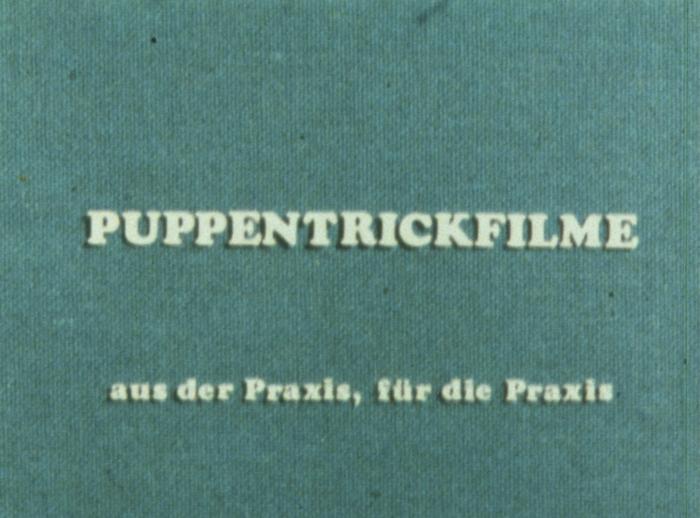 Puppentrickfilme. Aus der Praxis für die Praxis