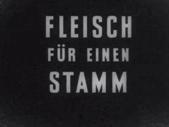 Fleisch für einen Stamm