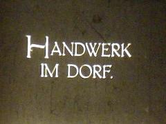 Handwerk im Dorf