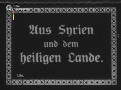 Aus Syrien und dem heiligen Lande