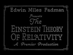 The Einstein Theory of Relativity