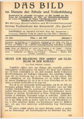 Das Bild im Dienste der Schule und Volksbildung, H. 7-8/1929