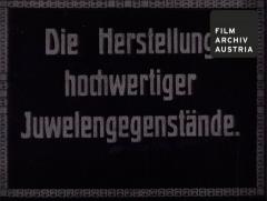 Die Herstellung hochwertiger Juwelengegenstände